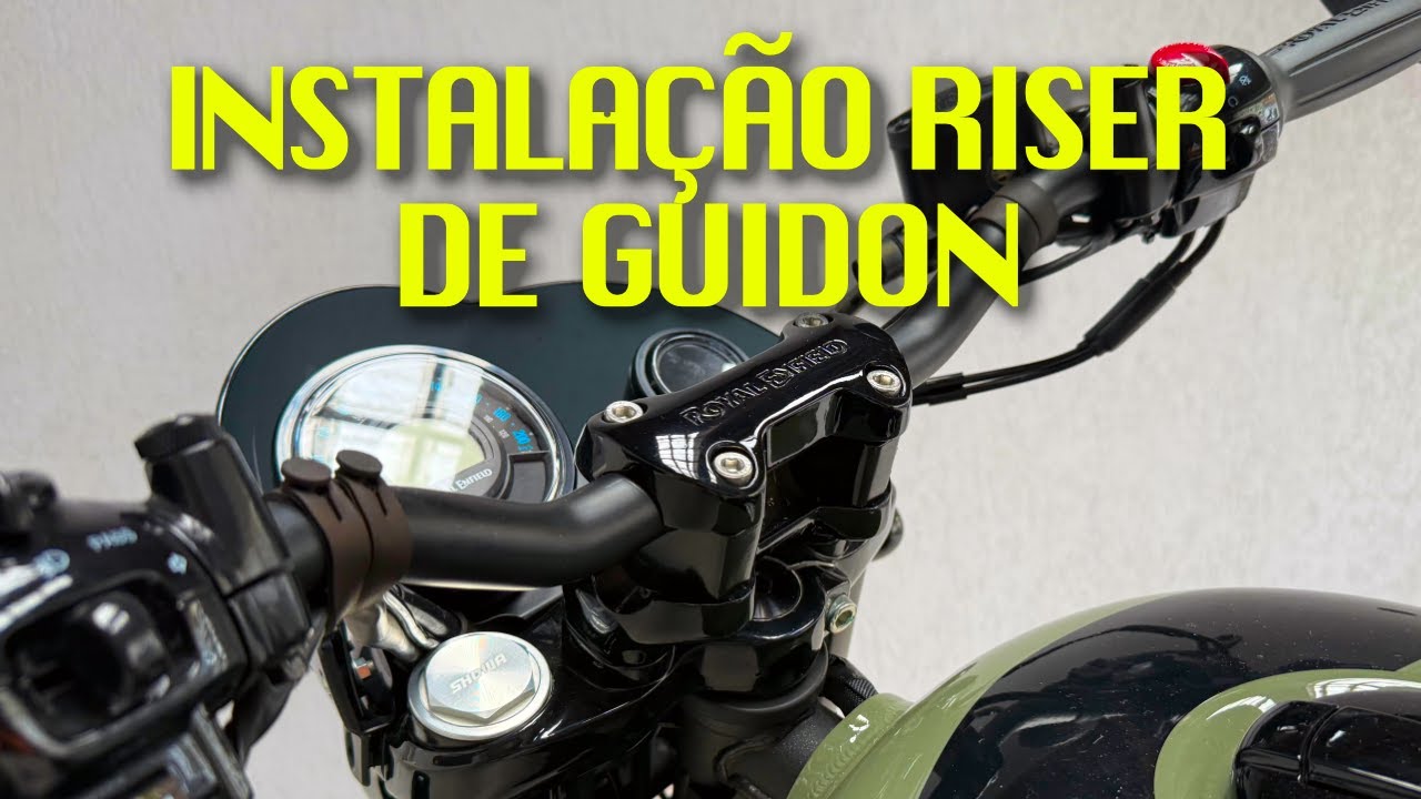 INSTALAÇÃO RISER DE GUIDON NA SHOTGUN 650 #royalenfieldbrasil #shotgun650 #mottom