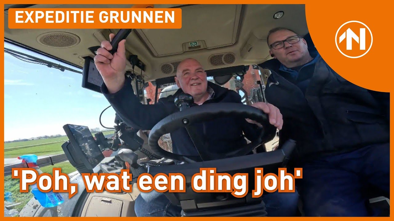 Ronald maakt een ritje op officiëel de mooiste trekker van 2024