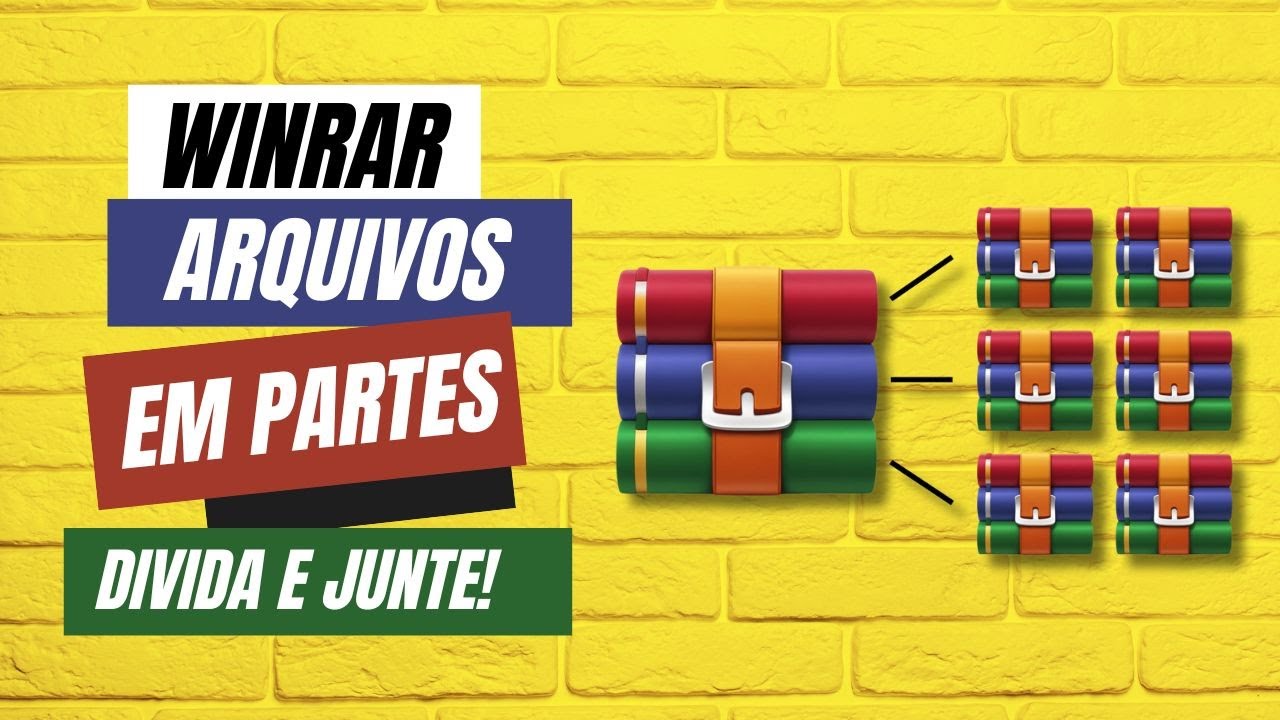 📂 WinRAR: Como Compactar Dividindo e Unindo Arquivos em Partes