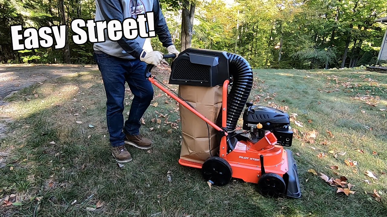 The Easiest Way To Remove And Bag Leaves From Your Lawn! DR Power Leaf and Lawn Vacuum Review