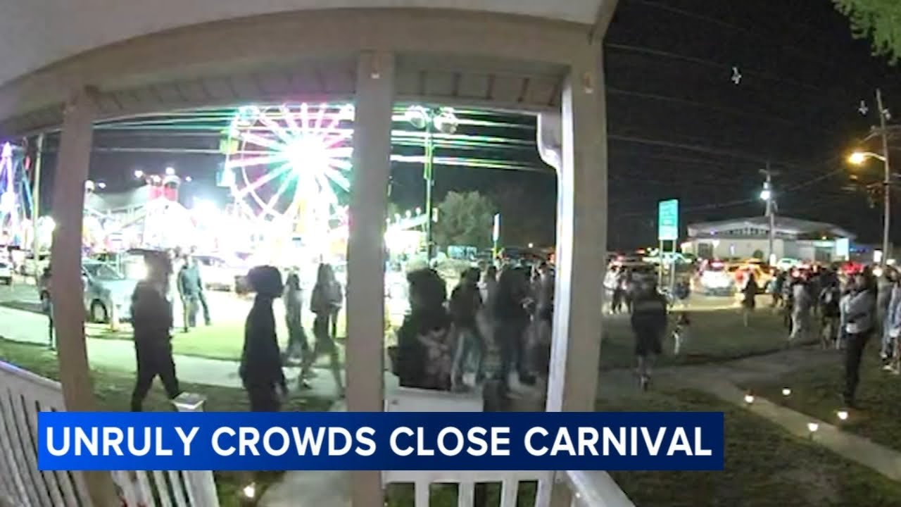Crowds of fighting teens take over carnival in Bellmawr leading to several injuries