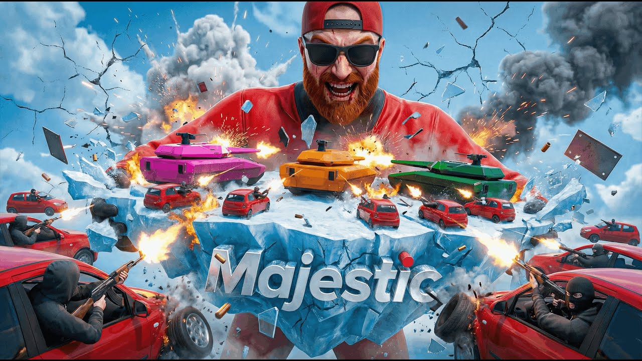 Я УСТРОИЛ САМЫЙ КРУПНЫЙ ИВЕНТ НА ТАНКАХ ДЛЯ ВСЕГО СЕРВЕРА В GTA 5 RP НА  Majestic RP