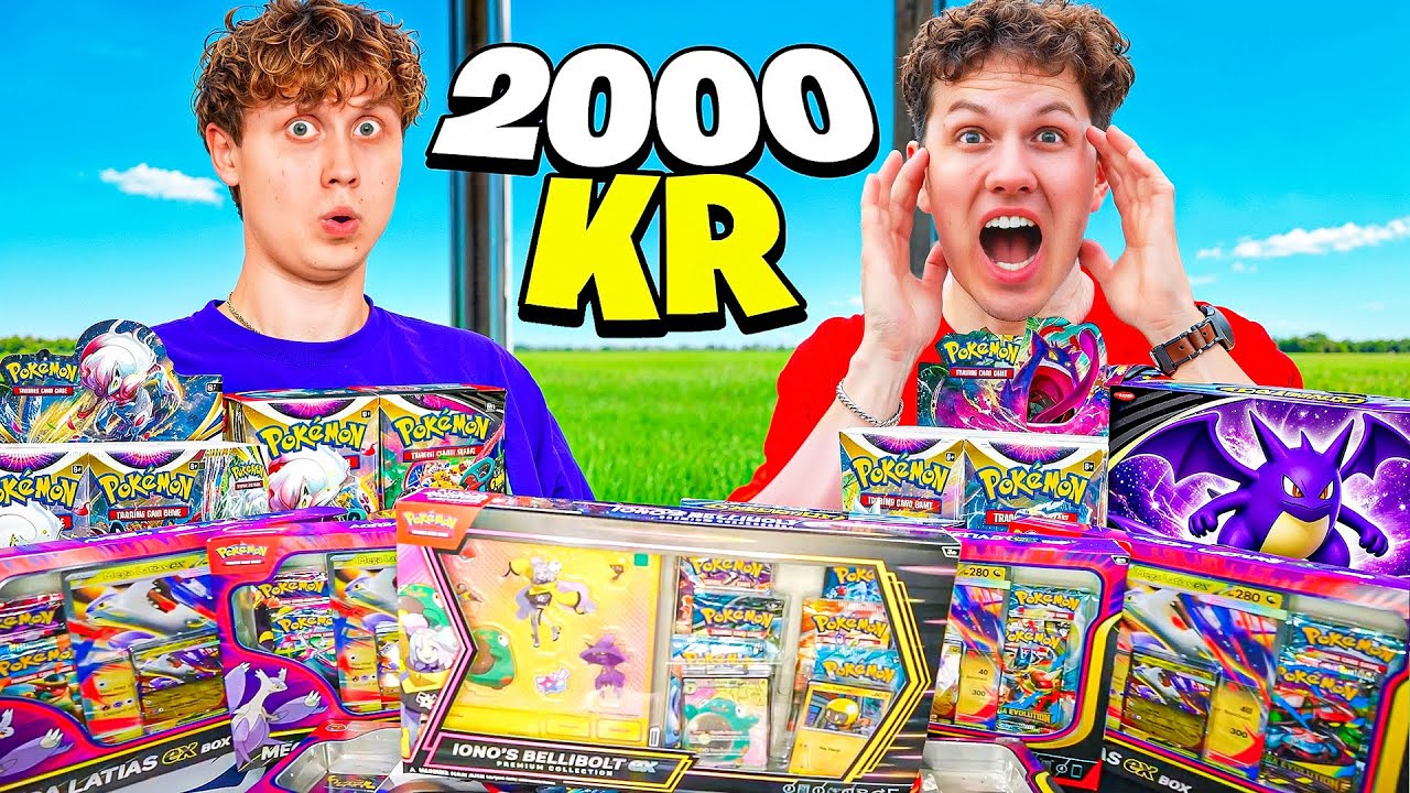 &Aring;bner Pok&eacute;mon for 2000 KR med Shadys!