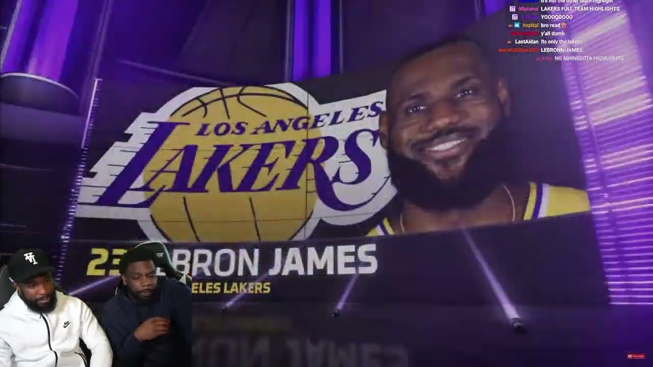 Lakers vs T Wolves Reaction