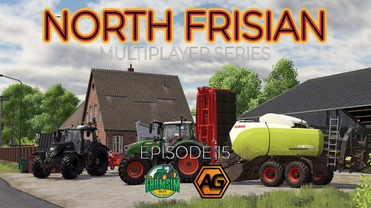 Заготовка сена с @TheFarmSimGuy &mdash; Северная Фризия &mdash; FS25