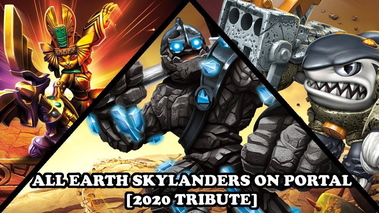 All EARTH Skylanders On Portal (Spyro's Adventure to Imaginators) [2020 TRIBUTE *NOSTALGIA TIME*]