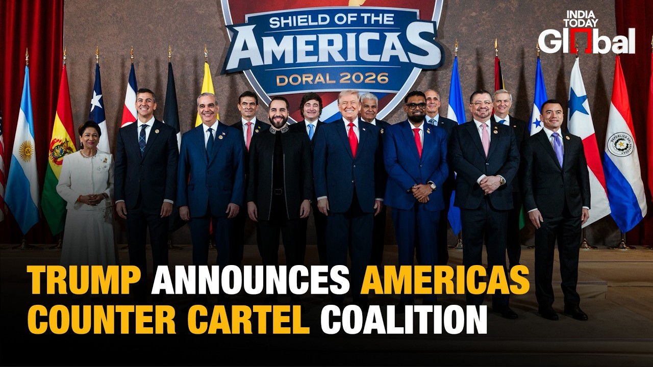 U.S. President Trump Unveils Americas Counter Cartel Coalition at Historic Shield of Americas Summit
