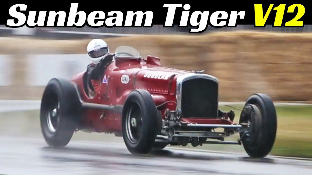 1925 Sunbeam V12 Tiger - 152.33mph World-Land Speed Record Car at FOS - 4-Litre Supercharged Engine