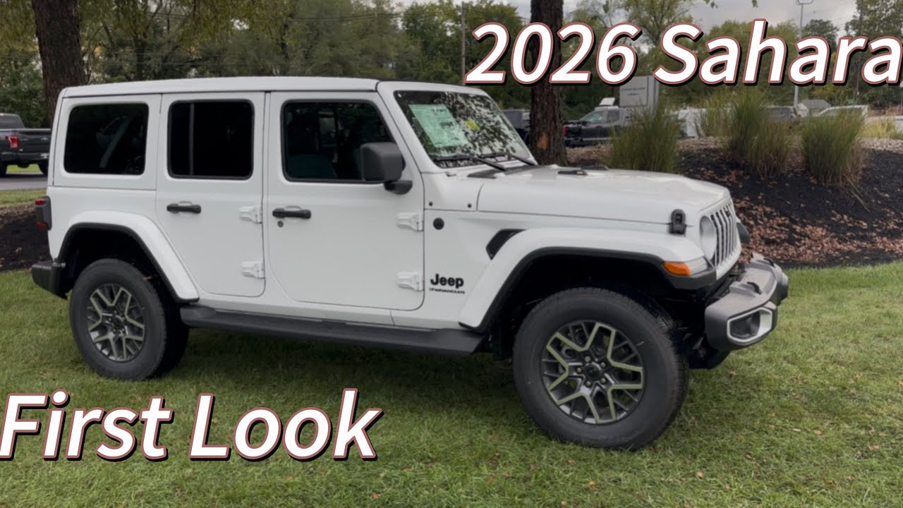 First Look 👀!! 2026 Jeep Wrangler Sahara!!