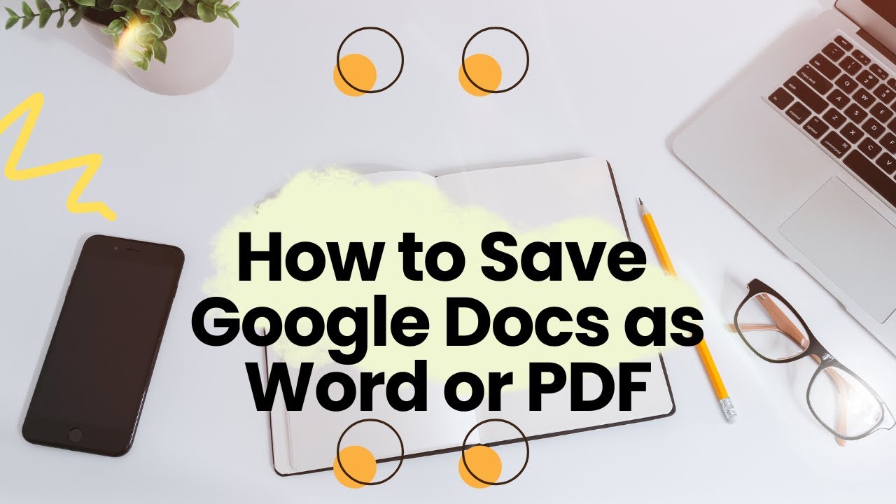 How to Save Google Docs as Word or PDF Files