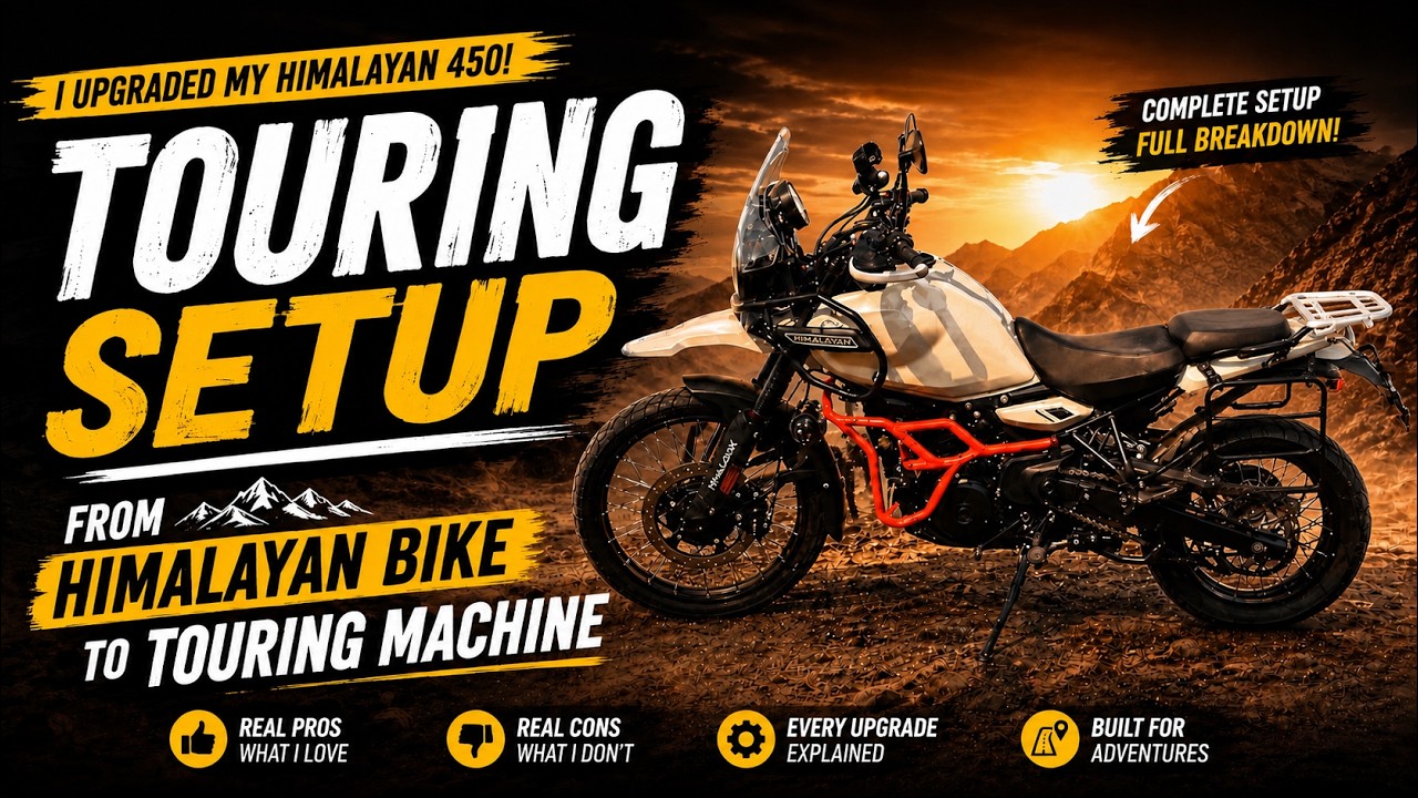 My Himalayan 450 Touring Setup | Every Upgrade Explained + Honest Review