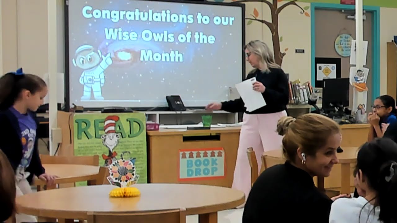 February 2026 Wise Owls of the Month 1st-3rd Grades