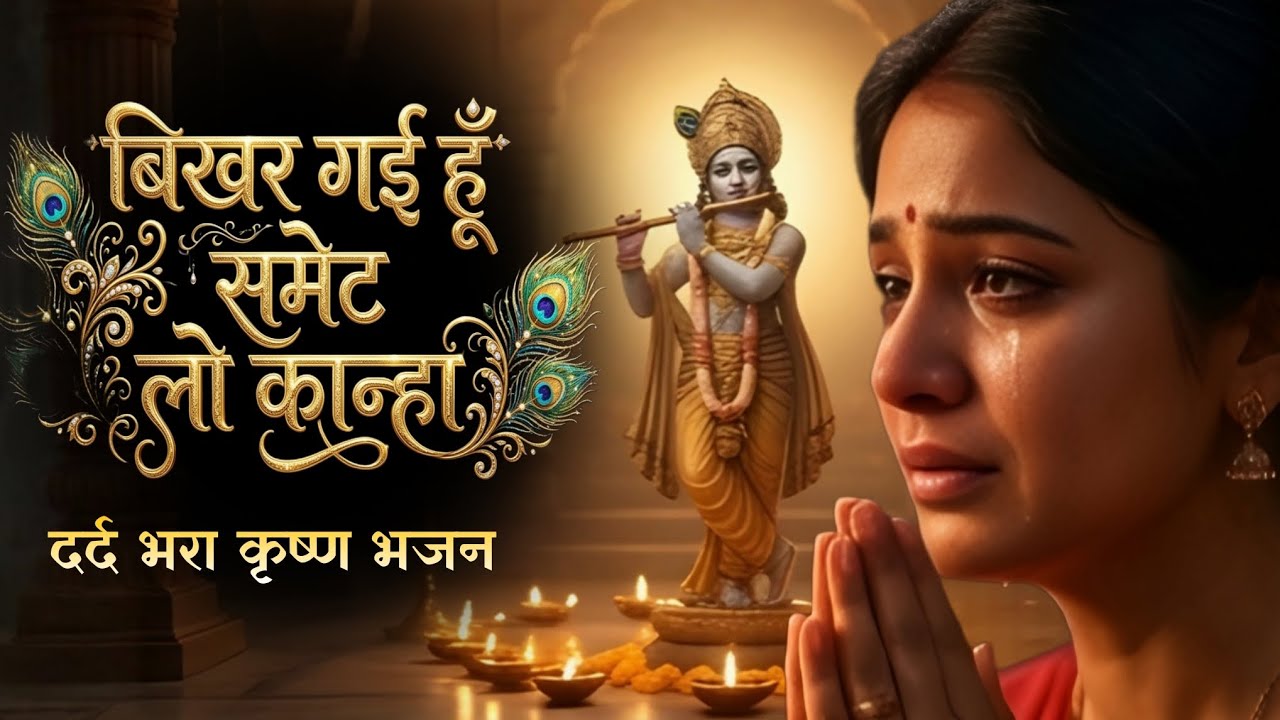 बिखर गई हूँ समेट लो मुझको कान्हा | दर्द भरा कृष्ण भजन | Heart Touching Krishna Bhajan | Shyam Bhajan