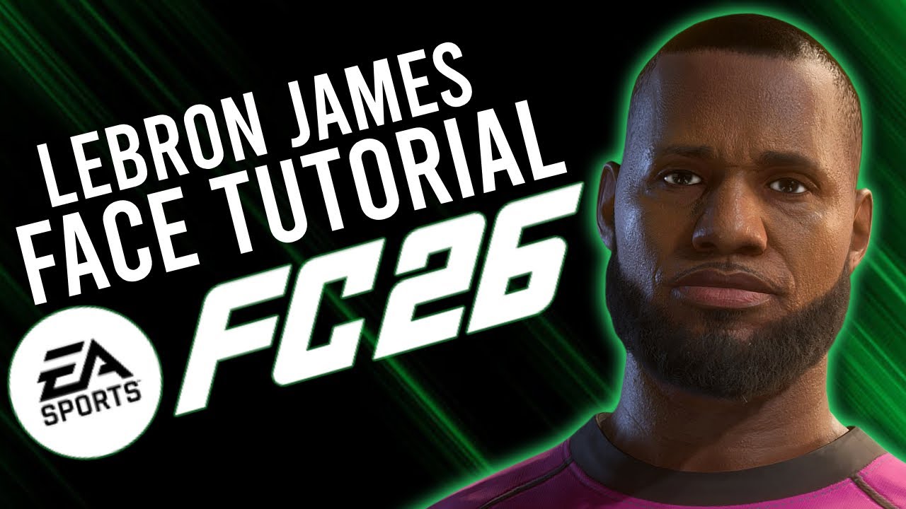 EA FC 26 | LEBRON JAMES | Pro Clubs & Career Mode Face Creation