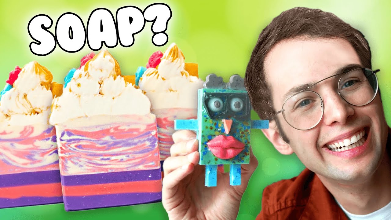 The Try Guys Try DIY Soap Art ft. Royalty Soaps