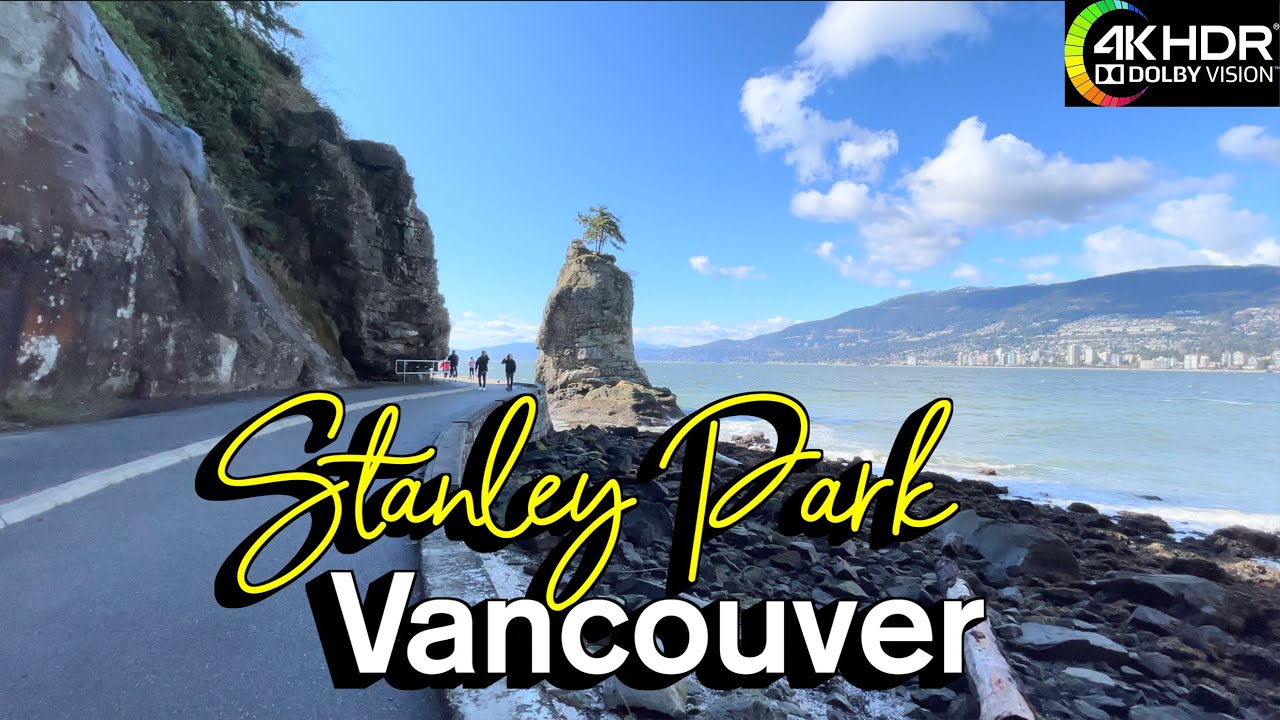 Vancouver Spring Walk, Stanley Park 2021 🇨🇦  Vancouver, BC, Canada, Vancouver Travel, 4K HDR 60 fps