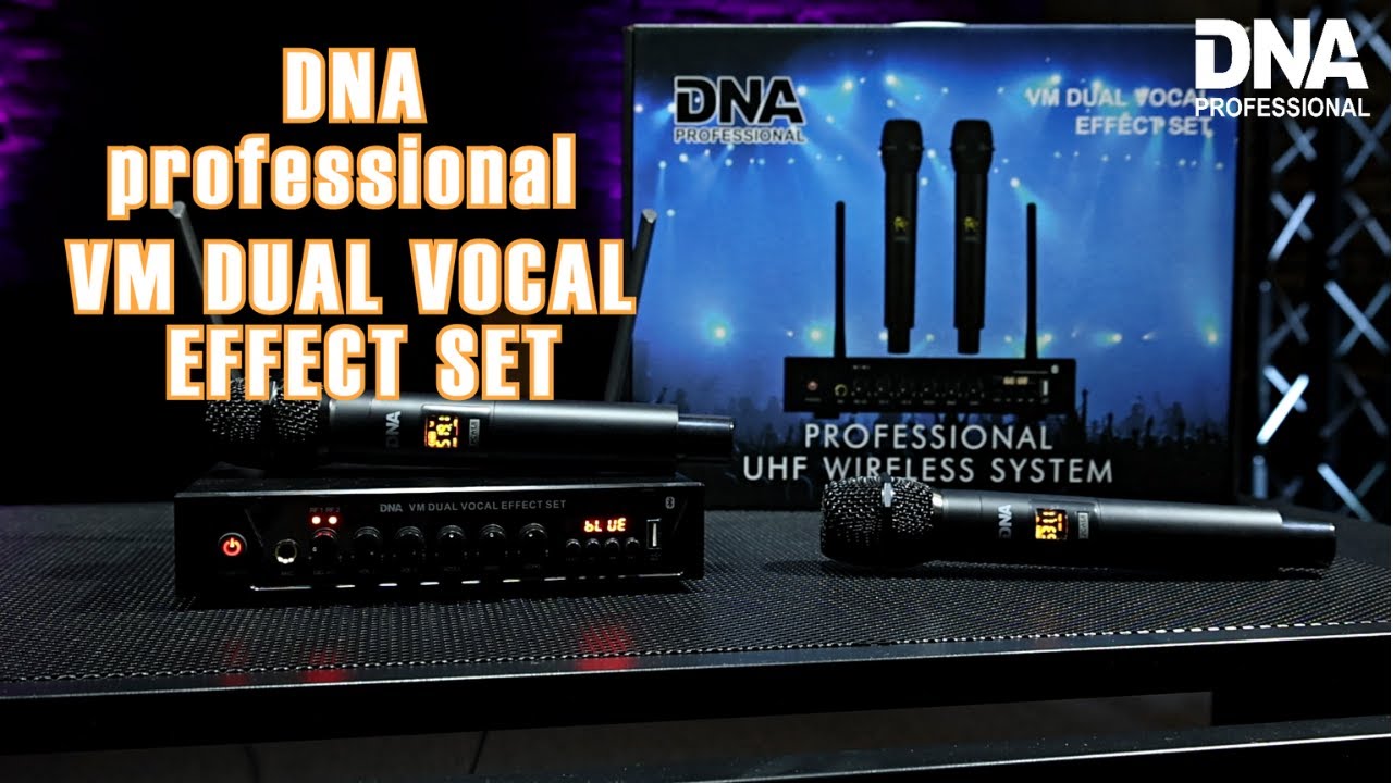 DNA VM DUAL VOCAL EFFECT SET - bezprzewodowy system mikrofonowy