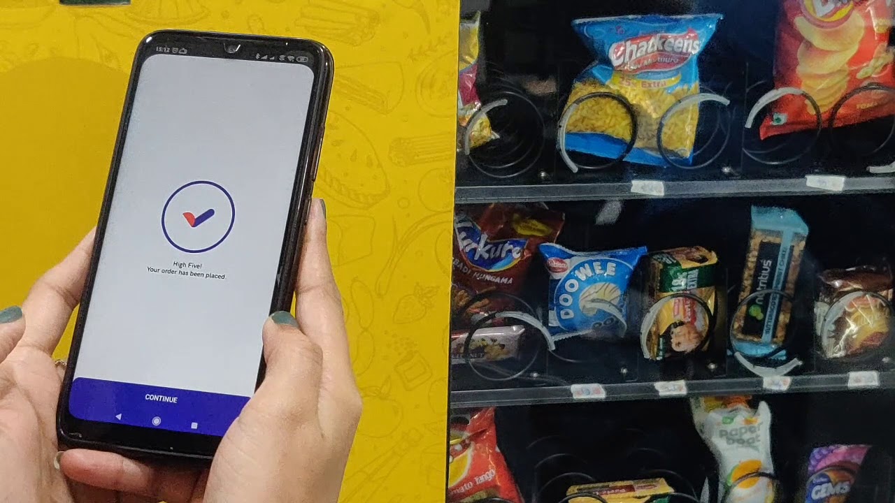 Snack-o-Box - A completely contactless vending machine