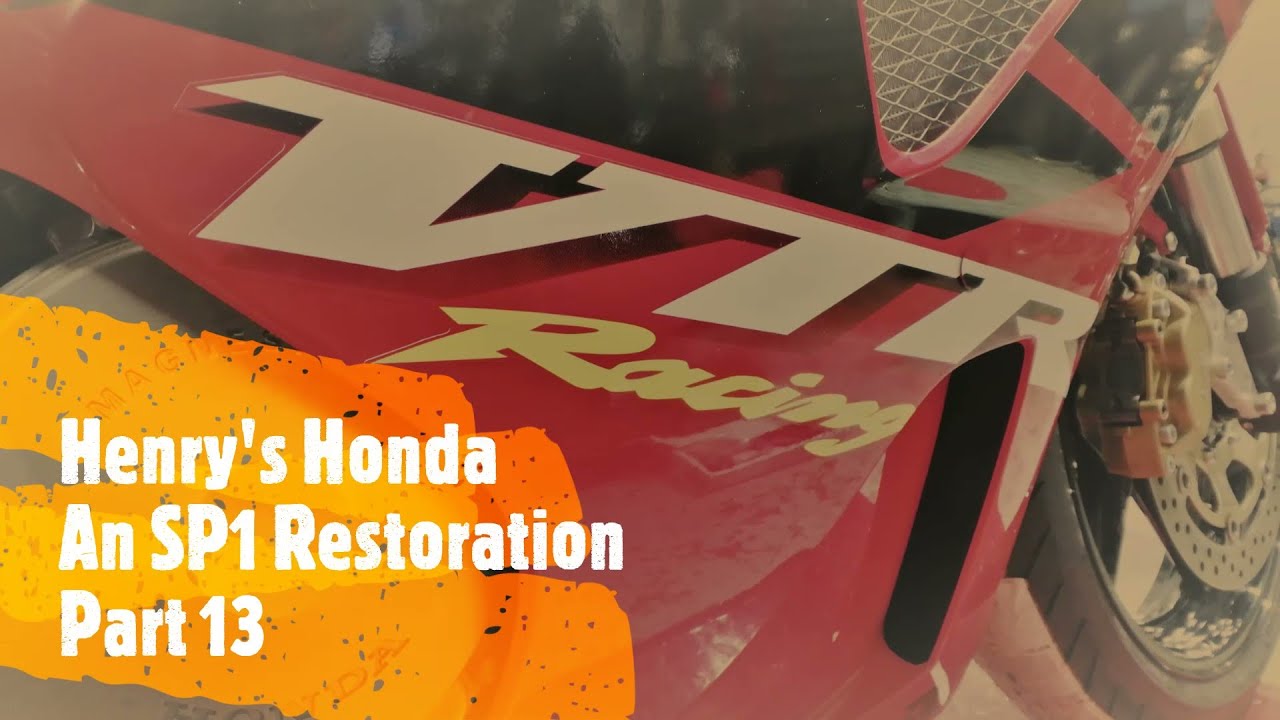 Henry's Honda. An SP1 Restoration. Part 13. Restarting the icon and fitting fairings