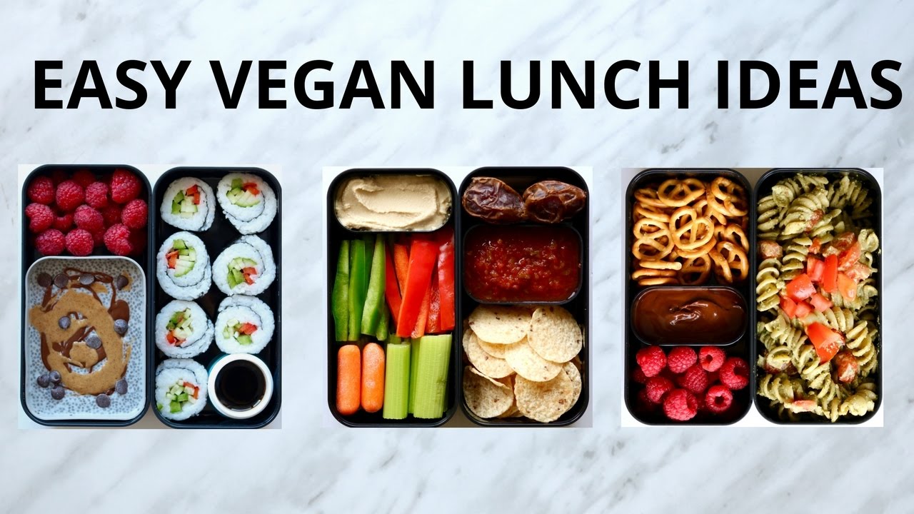 EASY VEGAN LUNCH IDEAS (BENTO BOX)