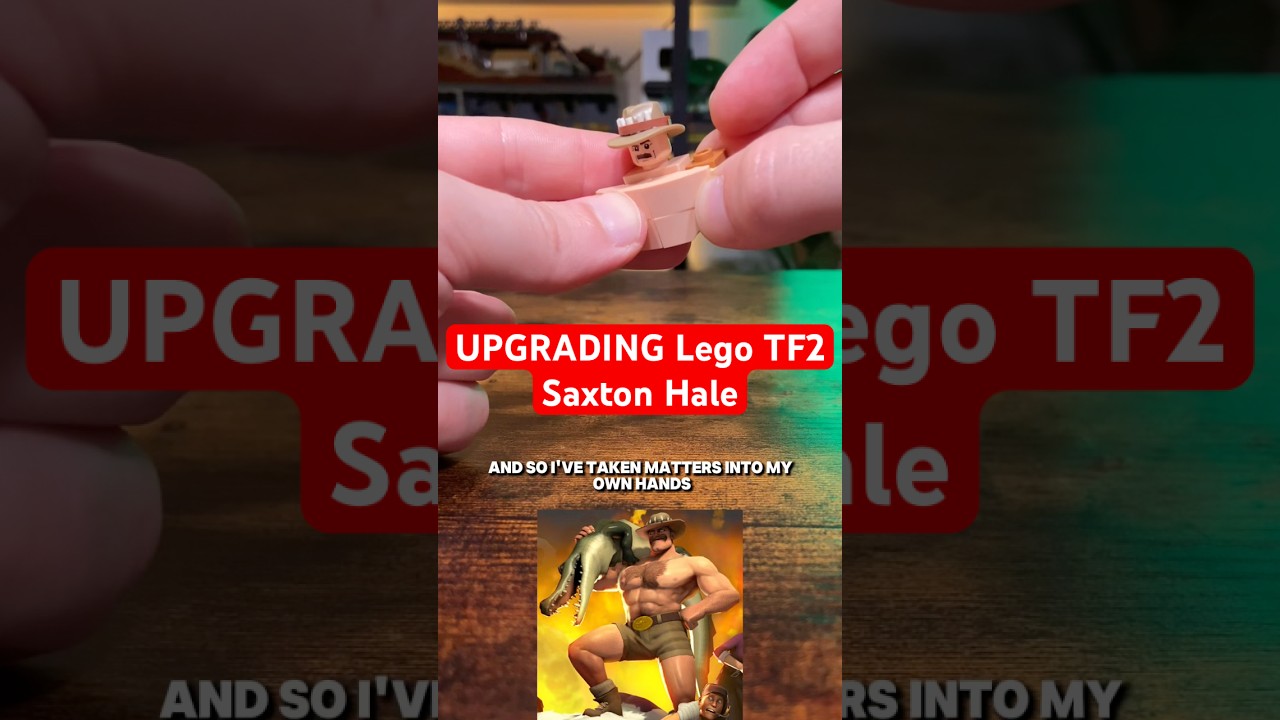 ОБНОВЛЕНИЕ Lego Team Fortress 2 Сакстон Хейл #lego #teamfortress2 #tf2