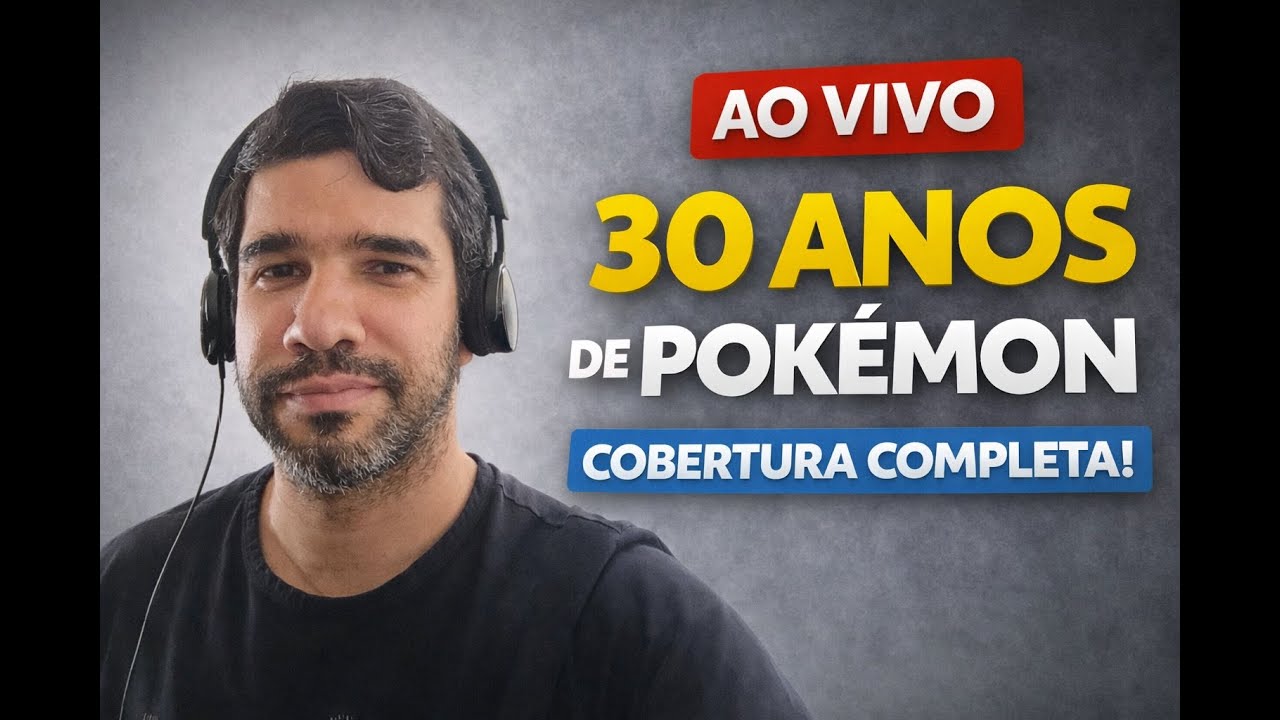 30 anos de Pokemon! Live de anuncio