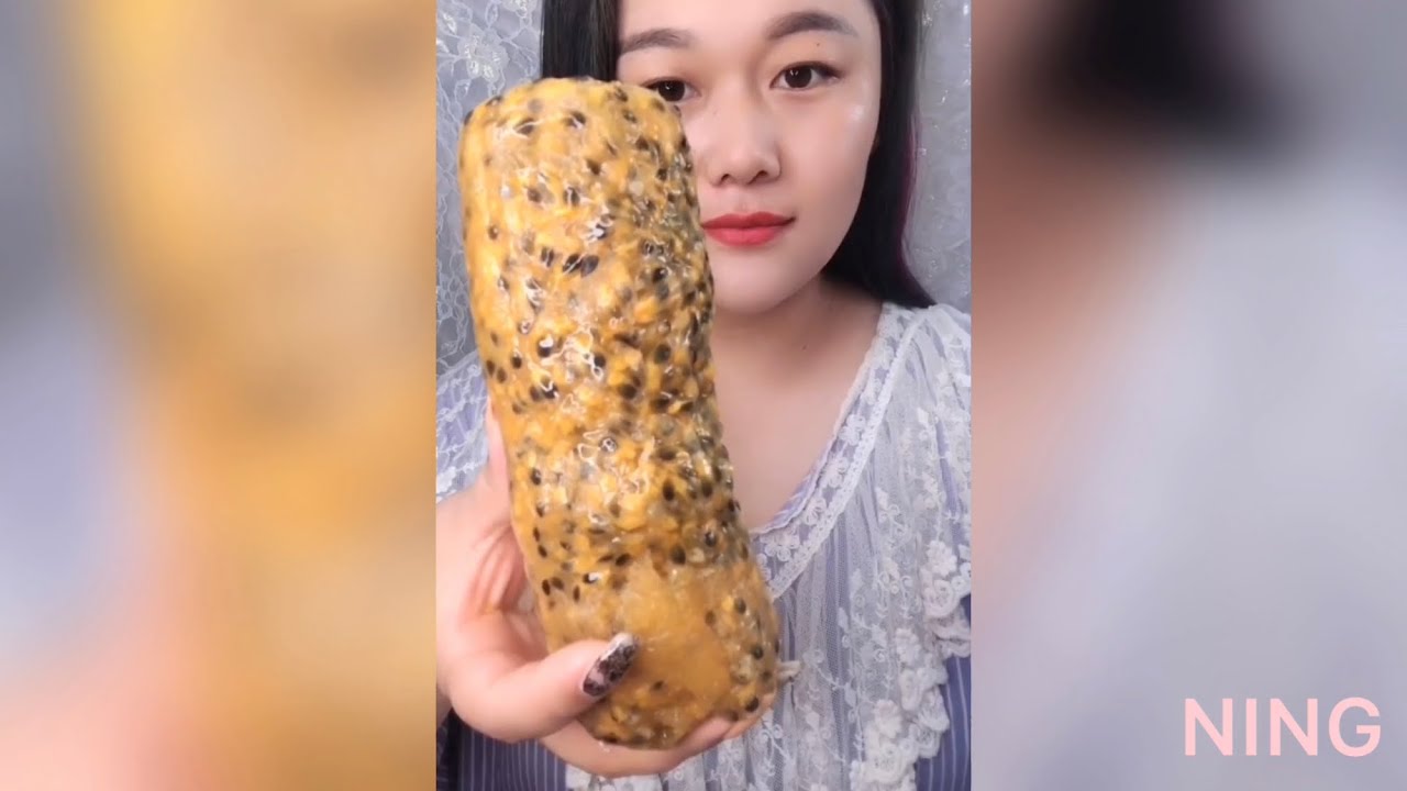 PASSION FRUIT ICE*7 | ICE EATING ASMR