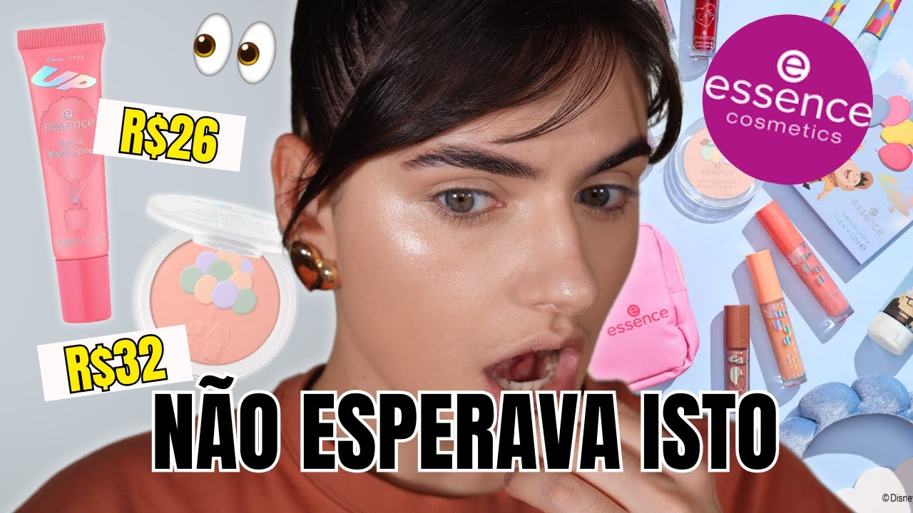 TESTEI LANÇAMENTOS da ESSENCE com a DISNEY! juro fiquei chokita 🏠🎈🌈