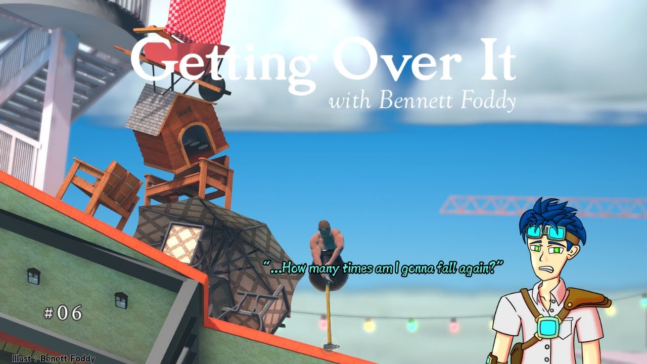 [Getting Over It with Benett Foddy #06] I'm sick of this place…