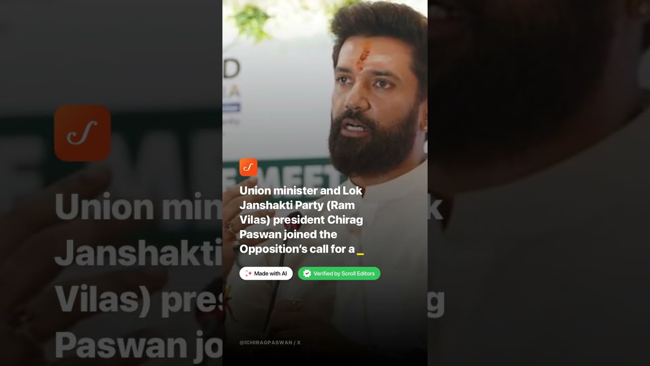 BJP ally Chirag Paswan joins Opposition&rsquo;s call for nationwide caste census