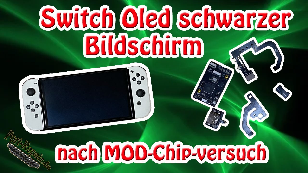 Switch OLED black screen FIX!