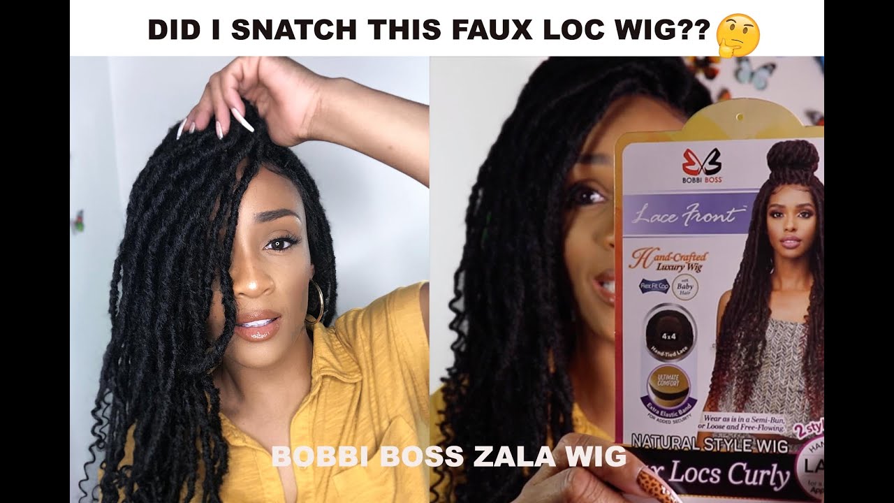 Bobbi Boss ZALA Lace Front Faux Loc Wig (MLF519) Review | Watch Me Snatch This Synthetic Loc Wig