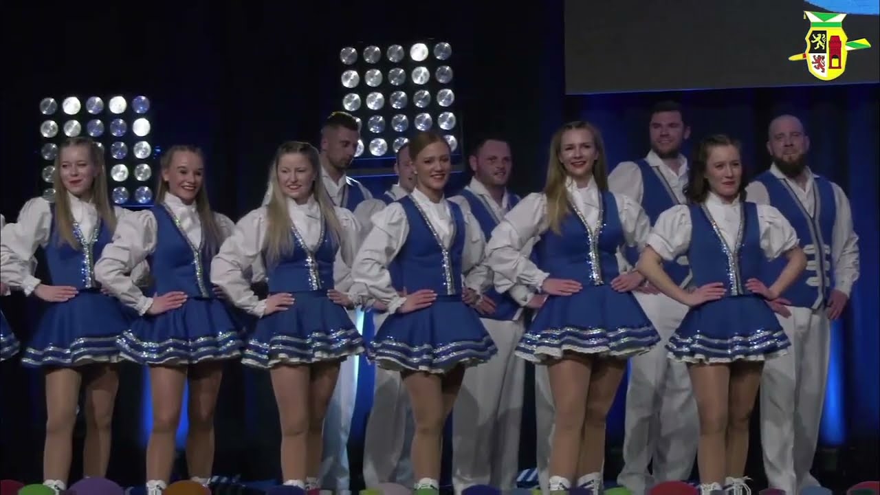 Auftritt des Tanzcorps Sr. Tollität Luftflotte 2022 in Kerpen