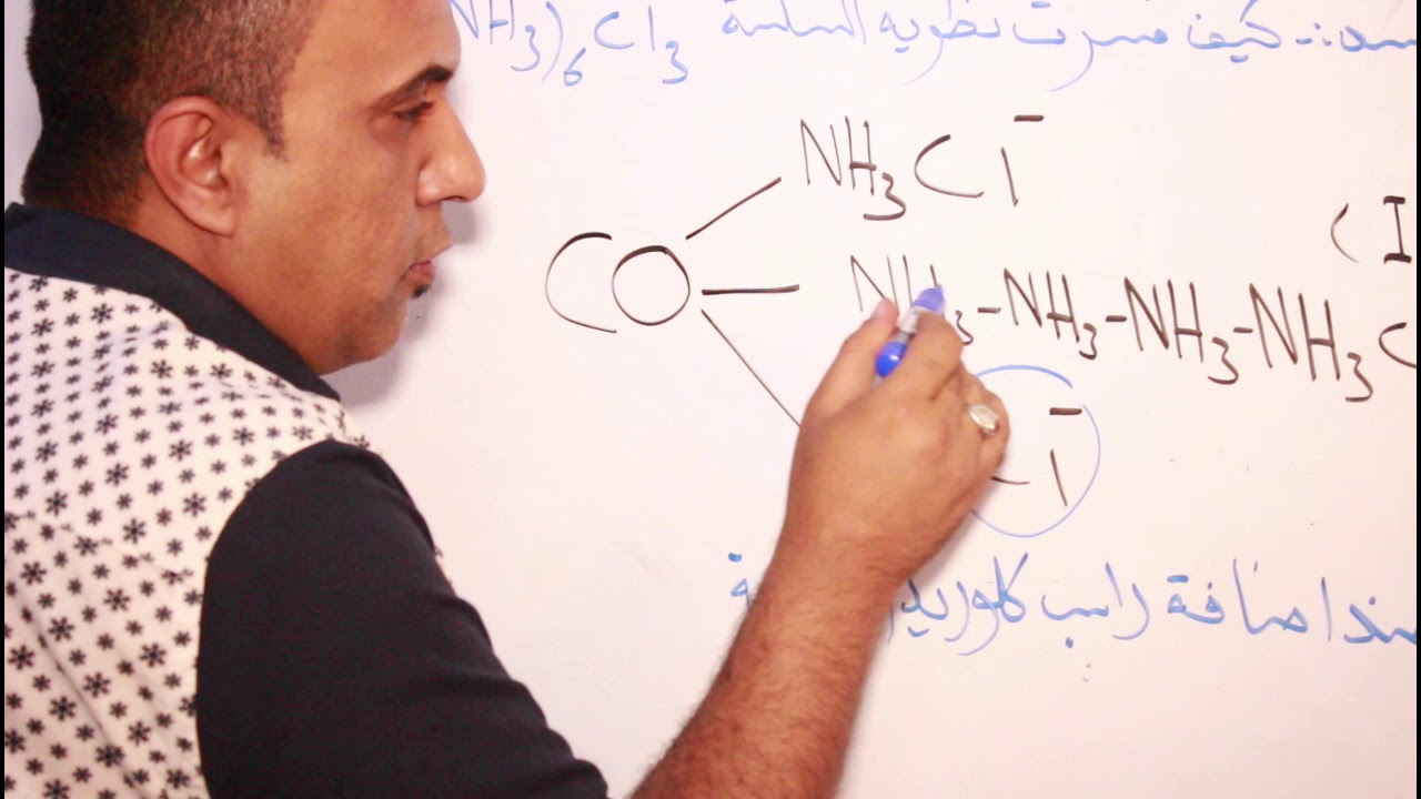 الكيمياء التناسقية ( الدرس الثاني) السادس العلمي ( التطبيقي و الاحيائي)