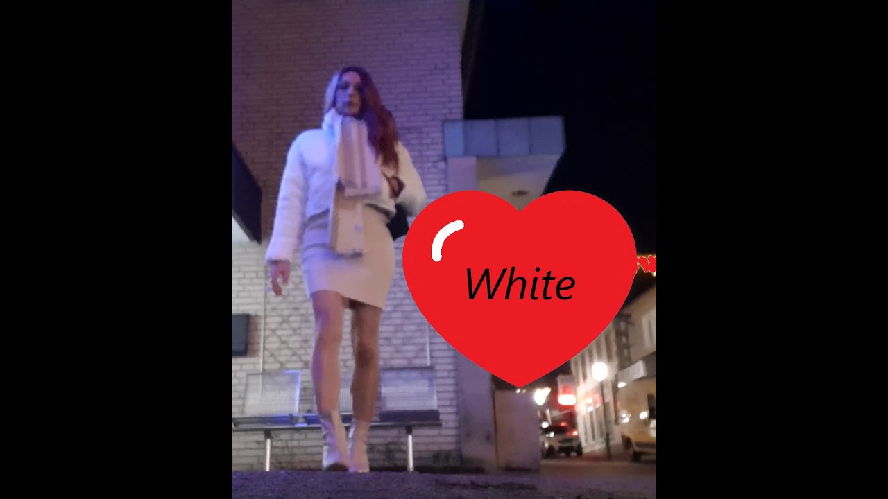 Crossdresser Claudia Cross White Part 1