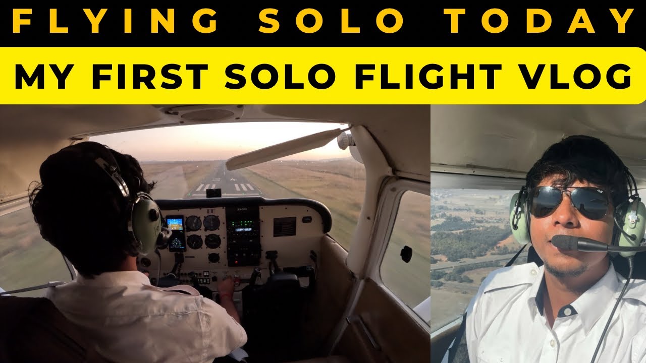 MY FIRST SOLO FLIGHT ! BIG DAY | Tamil Pilot |