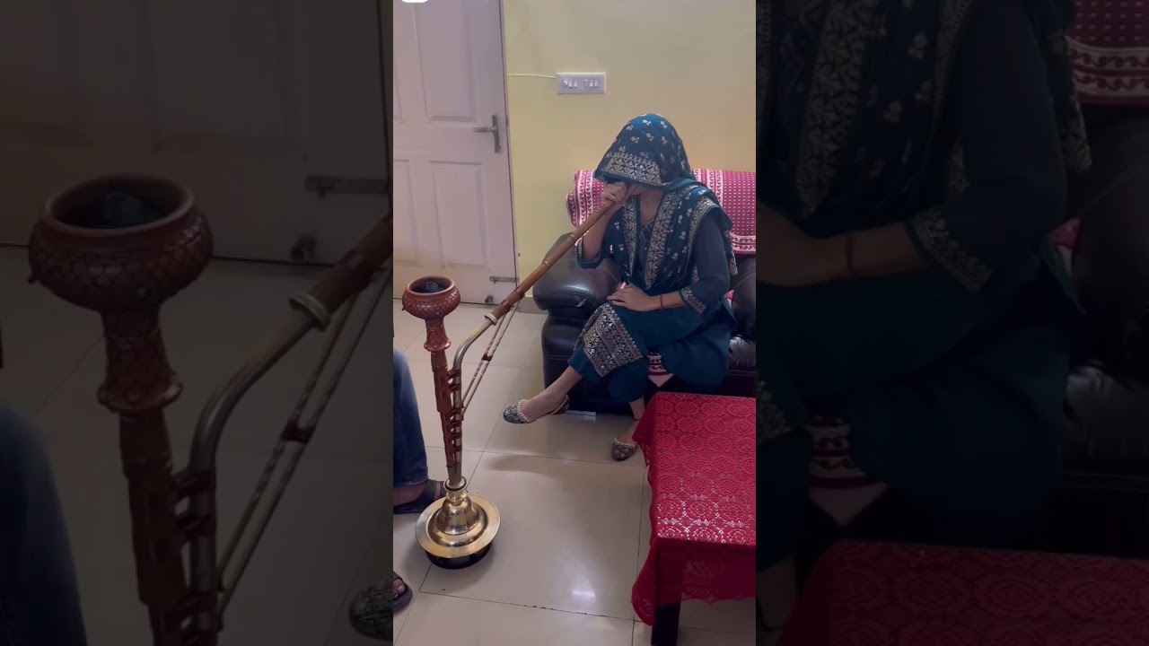 #bhabhi_ji😍❤&zwj;🔥 #haryana #desi #hookah 💨🚬