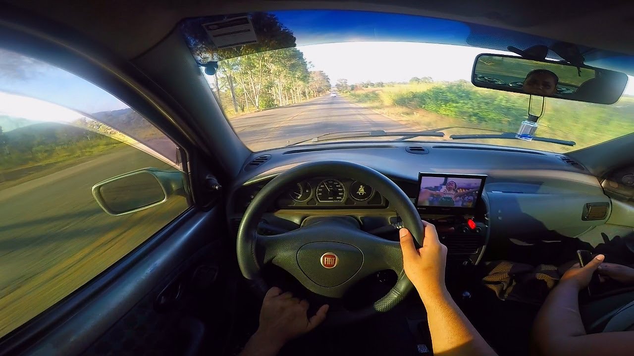 O Carro é Bom em Subidas? Viagem de Goiânia a Bonfinópolis - Fiat Palio CarroVlog Onboard POV Gopro
