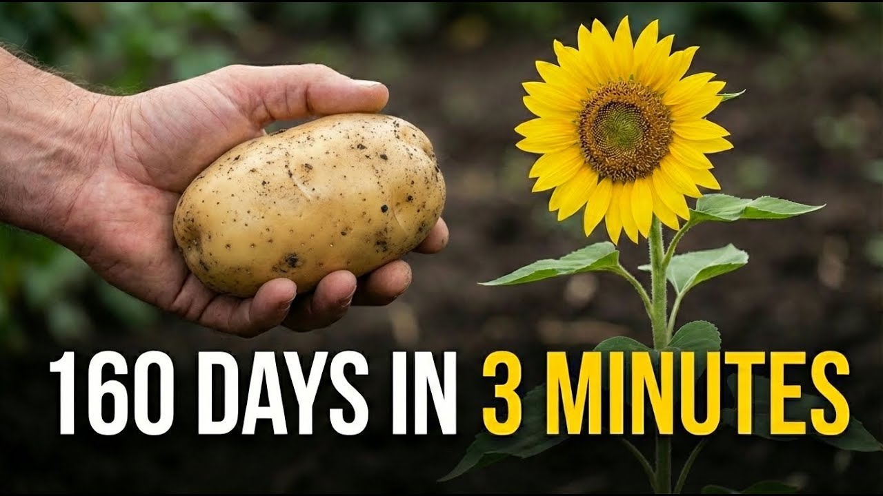 Potato & Sunflower Growth Timelapse