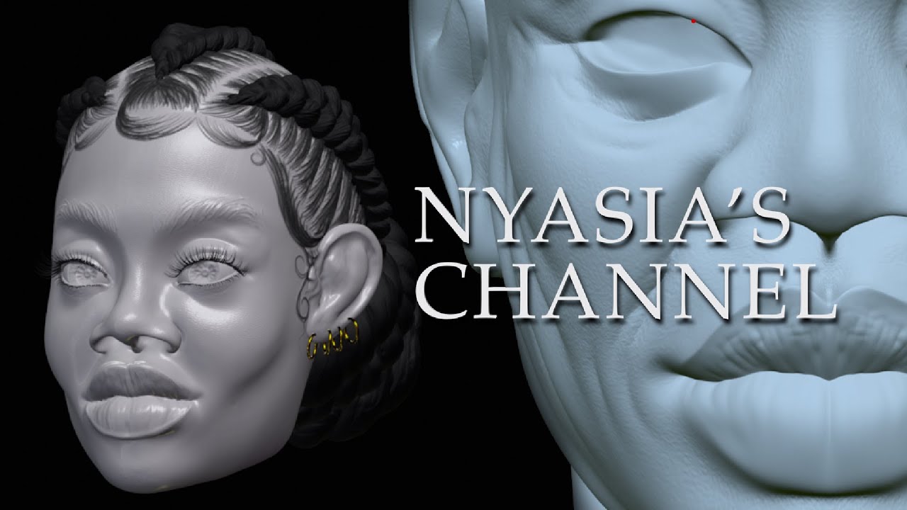 Creating Eyebrows And Lashes in Nomad Sculpt