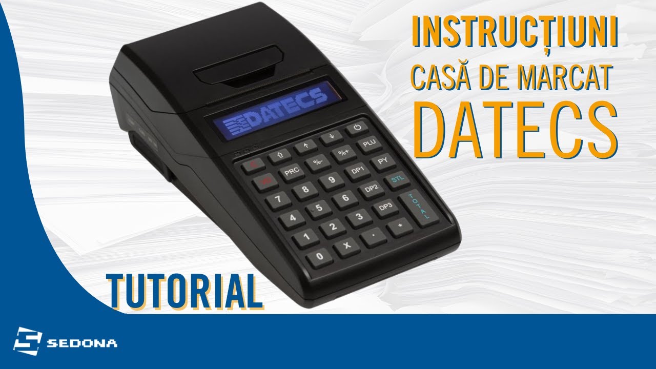 Casa de Marcat DATECS: Instructiuni de Folosire