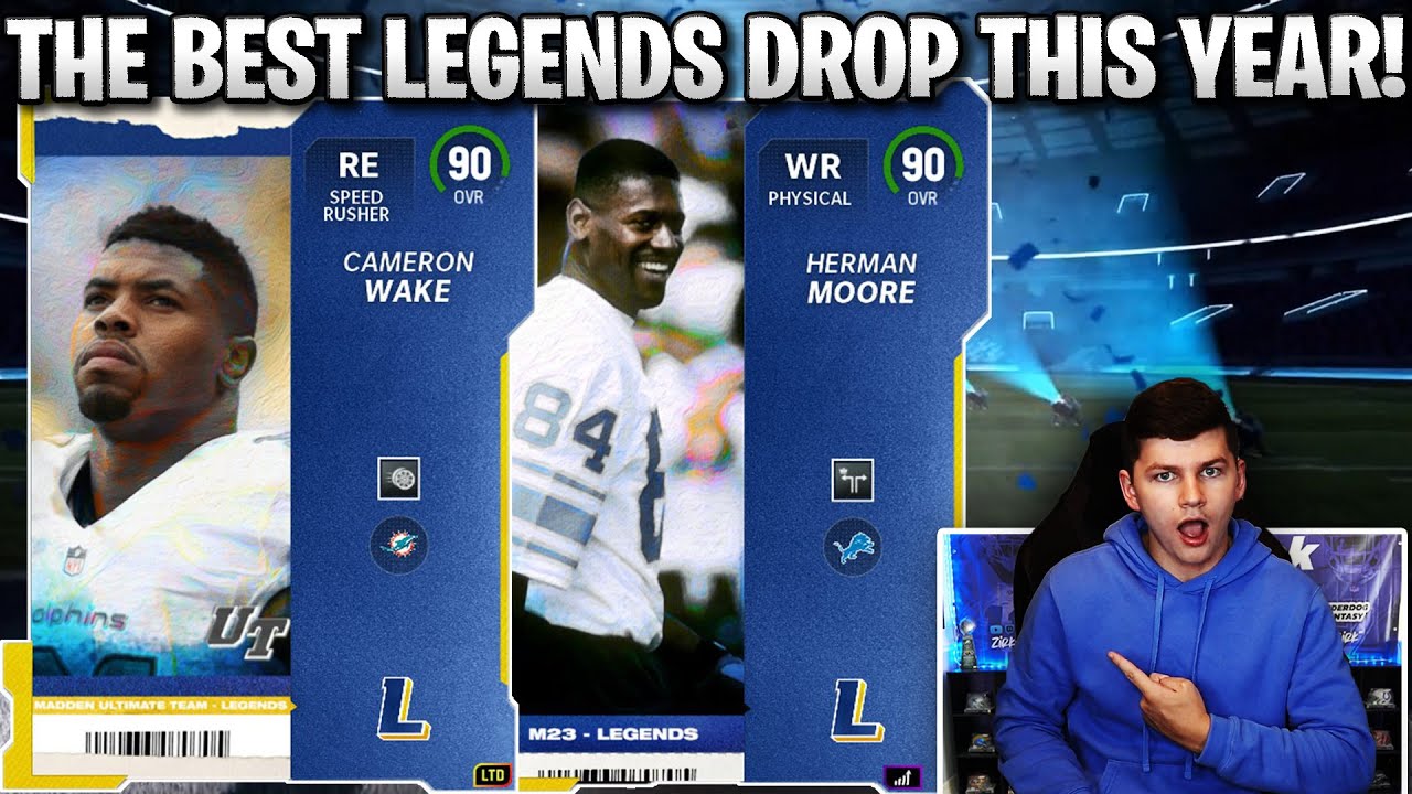 THE BEST LEGENDS YET! LEGENDS LTD CAMERON WAKE, HERMAN MOORE, AND NITSCHKE! | MADDEN 23