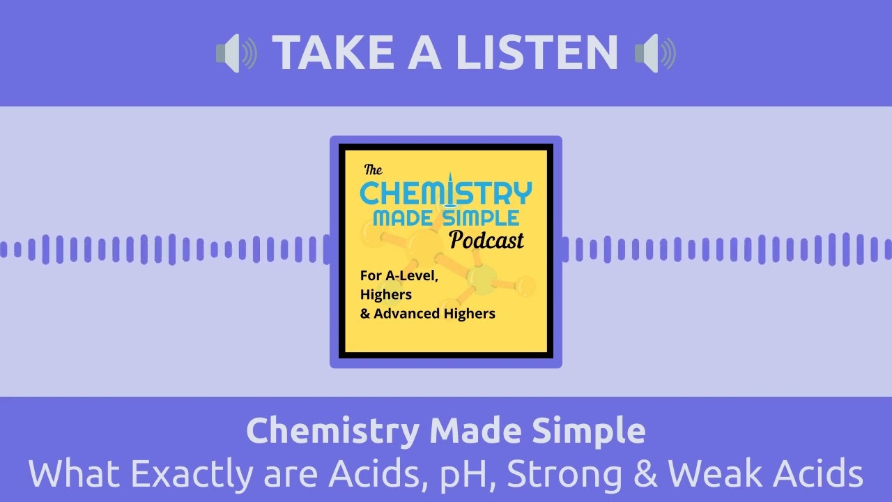 What Exactly are Acids, pH, Strong & Weak Acids