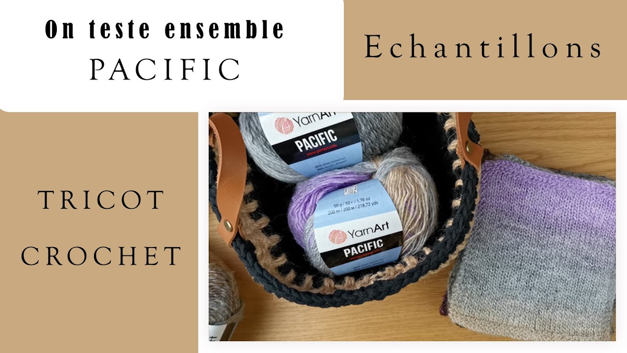 On teste le fil PACIFIC 🧶 Parfait pour le tricot et le crochet 😍