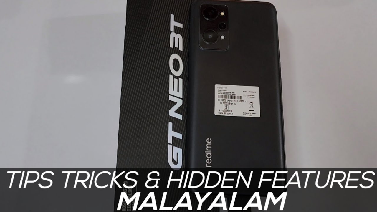 Realme Gt Neo 3T Malayalam Tips Tricks and Hidden Features