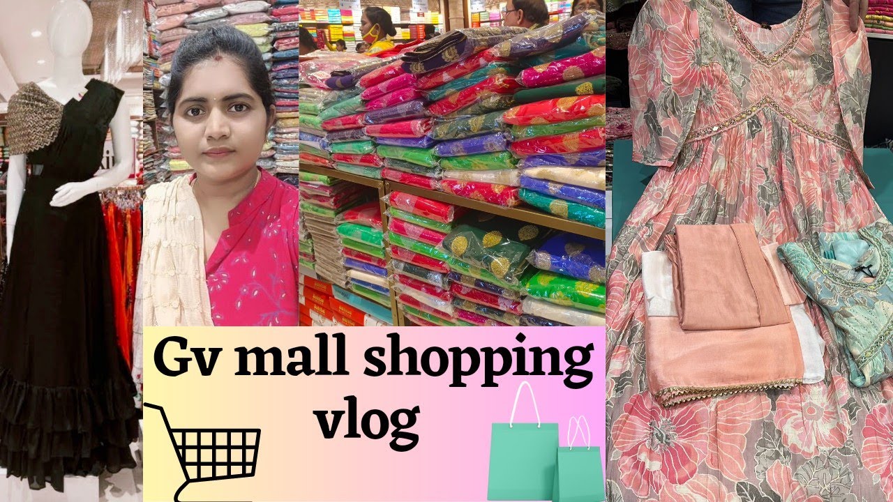 200rs కి చీరలు🤩|| shopping vlog||Eluru gv mall |summer offer💃|| 50% discount😎||Anitha Kiran vlogs 👍
