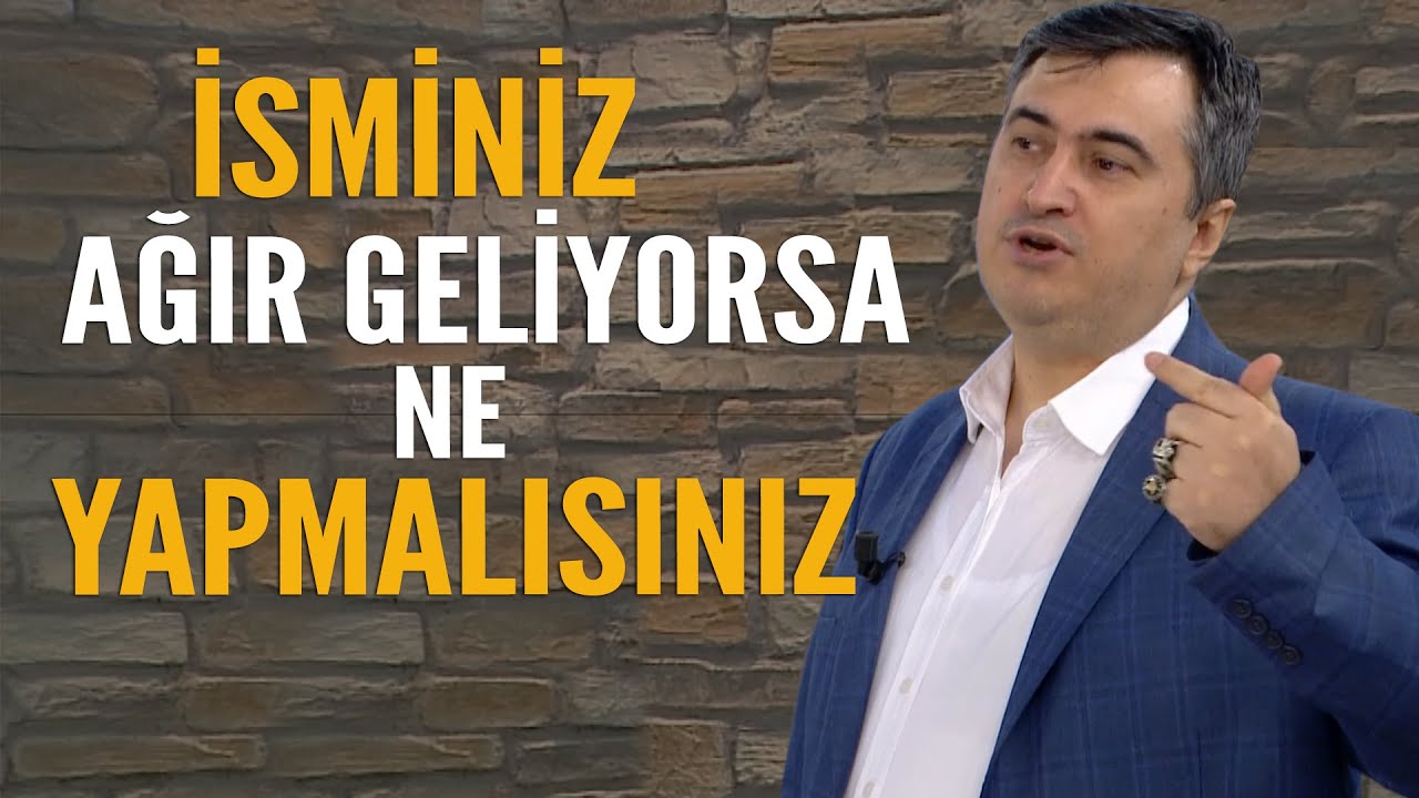 İsimler kişiye ağır geliyorsa ne yapmak lazım? Önder Özcan'dan tavsiyeler