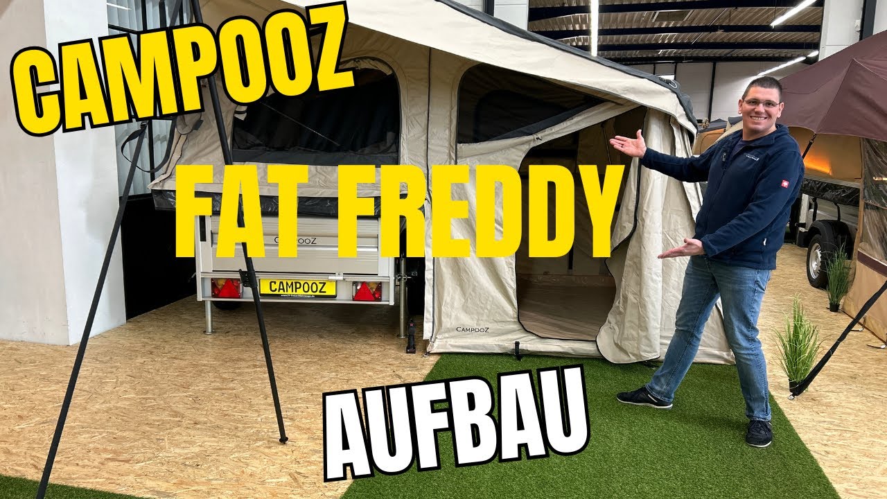 Campooz Fat Freddy Zeltanh&auml;nger l&auml;sst er sich wirklich so schnell Aufbauen?