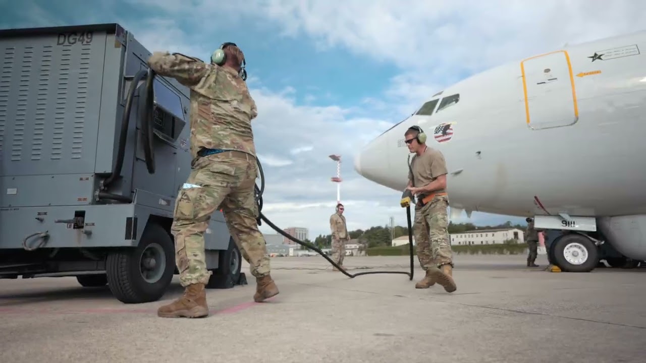 Last Operational E-8C Joint STARS Mission at Germany