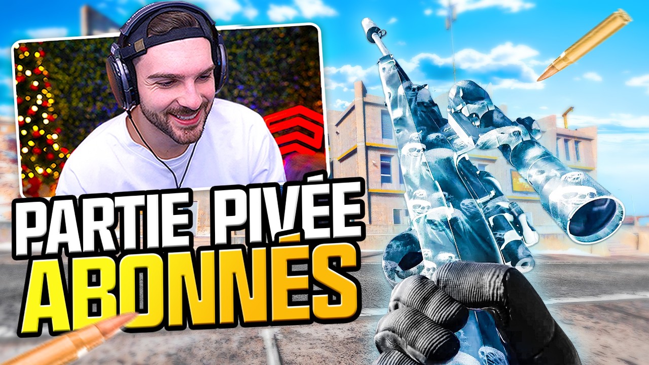 J’ORGANISE DES PARTIES PRIVÉES ABONNÉS SUR WARZONE (live complet